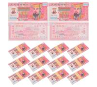 Cabilock 15 pezzi di denaro degli antenati - denaro di carta cinese degli antenati - 10.000.000.000.000.000 Yuan Banconote del Paradiso Carta origami Forniture per il festival di Qingming