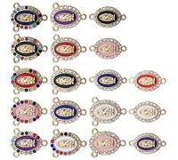 Cabilock 18 pollici Charms Vergine Maria per Gioielli Fai da Te Ciondoli Creativi per Collane Bracciali Orecchini Accessori DIY per Creazione Gioielli Completo per Regalo Festa della Mamma