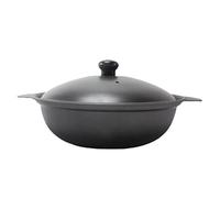 Cabilock 1pezzi Casseruola in Ghisa Con Pollo Brasato Giallo Pentola Per in Terracotta Resistente Alle Temperature Sicura e Durevole Design Ergonomico Con Coperchio Per Stufati Zuppe e Cass