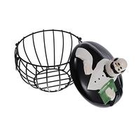 Cabilock 1pezzi Cestino per Alimenti da Esterno in Ferro Resistente Portafrutta e Cestino per Conservazione in Cucina Utilizzato per Conservare Uova Aglio Patate