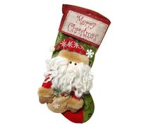 Cabilock 1pezzi Ciondolo per Albero Natale Calza della Befana Decorazione Natalizia da Appendere Borsa Regalo Natale Calza Portaoggetti per Riempire Dolci e Regali