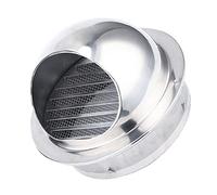 Cabilock 1pezzi Copertura Di Scarico Per Cappa Di Ventilazione in Acciaio Inossidabile Design Semplice Filtro Speciale Anti-acqua Capacità Di Carico Elevata Installazione Facile