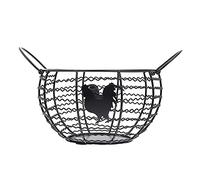 Cabilock 1pezzi Iron Art Egg Basket for Kitchen Creative Food Storage Container for Eggs and Fruits