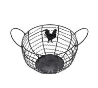Cabilock 1pezzi Iron Art Fruit Storage Basket for Eggs Fruits Sundries Decorative Kitchen Organizer