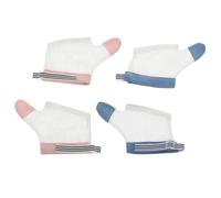 Cabilock 2 paia di guanti anti-mangiare guanti per bambini guanti per unghie kit per bambini mordere le unghie infantili protezione per il pollice Stop succhiare guanti per pollice dita succhiare dita