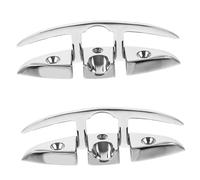 Cabilock 2 Pezzi Bitte Pieghevoli in Acciaio Inossidabile per Barche Chiglia Ribaltabile Antiscivolo per Kayak Yacht e Canoe Accessori Durevoli per Pontili e Ormeggi