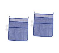 Cabilock 2 Pezzi Borsa Portaoggetti Da Bagno Borsa Portaoggetti in Rete Per Giocattoli Per Bambini Pannolini Ciucci Tessuto in Poliestere Facile Da Usare