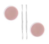 Cabilock 2 Pezzi Cera 50g Rosa per Effetti Speciali e Ferite Finte | Set Due Spatole, Uso per Feste e Halloween, per Artisti Professionisti, per Naso Finto e Cicatrici