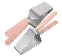 Cabilock 2 pezzi divisori per torte in acciaio inox triangolare per tagliare torte, dessert, sollevatore, affettatrice, livellatore per torte, dessert, pane e pizza