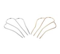 Cabilock 2 Pezzi Forchetta per Chioma a Corona in Metallo Vintage per | Pratica e Portatile, Inserimento Facile nello Chignon, Finitura Oro o Argento, Accessorio Elegante