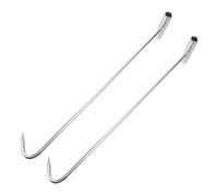 Cabilock 2 Pezzi Gancio per Tombino Antiruggine T a T in Ferro Spesso 50 Cm per Sollevamento Coperchio Pozzo e Serrande Avvolgibili, Strumento Industriale per Impieghi Gravosi