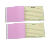 Cabilock 2 Pezzi Libro delle Fatture con Copie in Carta Spessa per Gestione Acquisti e Ricevute Affidabili per Piccole Imprese Formato 5.74" X 4.13"