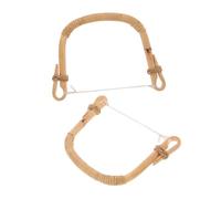 Cabilock 2 Pezzi Manico Teiera in Legno Resistente al Calore Impugnatura Sostituibile per Teiere Cinesi e Giapponesi Design Classico e Installazione Facile Grip Antiscottatura per
