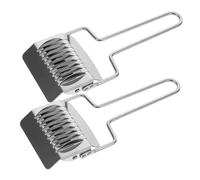 Cabilock 2 Pezzi Manuale Pasta Maker in Acciaio Inossidabile Taglierina per Spaghetti e Noodles Cutter per Impasto e Tritatutto Erbe Strumento Multifunzione