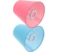 Cabilock 2 Pezzi Paralume Pendente E14 Lino PVC per Lampadari Moderni | Riduzione Dell’abbagliamento, Copertura Resistente All’usura, per Portalampada E14 e Applique, Stile Vintage