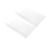 Cabilock 2 Pezzi Paraspruzzi per Doccia PVC Trasparente per Facile da Installare Resistente e Stabile Protezione Antispruzzo per Bagno Mantiene Tuo Asciutto