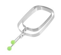 Cabilock 2 Pezzi per Pancake Acciaio Inossidabile Stampi Antiaderenti per Crepes e Frittate Strumenti Resistenti e Facili da per Dolci e
