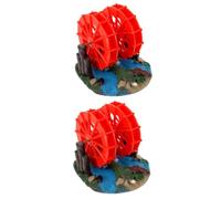 Cabilock 2 Pezzi Riparo per Pesci d'acquario Decorazioni per acquari Decorativo Accessori per acquari Girandole adornare Arredamento paesaggistico per acquari Accessorio per Acquario Resina