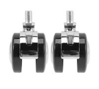 Cabilock 2 pezzi Ruote per Sedie Ufficio con Freno Ruote Heavy Duty per Mobili e Sedie Scrivania Rotelle Girevoli Protezione Pavimento Facili da Installare e Scorrevoli su Vari Tipi di