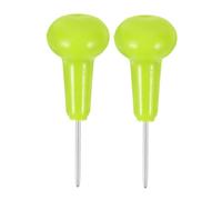 Cabilock 2 Pezzi Scrittore Braille in Plastica Verde per Persone Non Vedenti