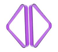 Cabilock 2 Pezzi Triangoli Supporto per Palline da Biliardo Portapalline Leggero e Resistente per Tavolo da Pool Accessorio Mini Biliardo per Casa Club e Tornei