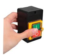 Cabilock 2 Pezzi Trip Push Button Switch Self Lock Start Stop For Industrial Motor Control Dual Voltage Compact Design