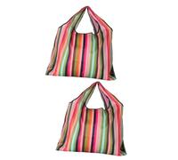 Cabilock 2 Set Borse Shopper Pieghevoli Oxford E Resistenti Per Design Ergonomico Facili Da Trasportare E Riporre 2 Pezzi*2