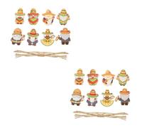 Cabilock 2 Set Decorazioni per Feste Decorazioni di Compleanno Fiesta Festa del Taco Palma Gonfiabile Decorazione Sospesa Festival Gnomi Maio Arredamento per Feste Carta 8 Pezzi*2