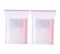 Cabilock 2 Set Di Sacchetti Per Imballaggio Richiudibili 7x10 Cm Sacchetti Sigillati in Plastica Di Stoccaggio Richiudibili Set Di Dispenser 100 Pezzi * 2