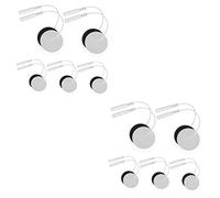Cabilock 2 Set Foglio Di Elettrodi Cuscinetti Massaggiatori A Impulsi Cuscinetti Rotondi Massage Pad Tampone Terapeutico Idrogel Di Silicone Non Tessuto 10 Pezzi * 2