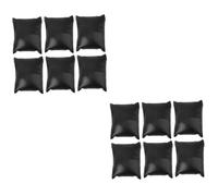 Cabilock 2 Set Guarda Il Cuscino Piccolo Cuscino Per Orologio Da Polso Cuscini Braccialetto Gioielli Dormiente Cuscino Decorativo Orologio Nero Avvolgitore Pelle Sintetica Black 6 Pezzi * 2
