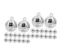 Cabilock 2 Set Pendente Forma Palla Da Discoteca Charm Diy Accessori Per E Portachiavi Decorazione Retro Per Feste E Regali 30 Pezzi*2