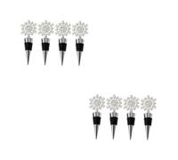 Cabilock 2 Set Tappo Per Vino Fiocco Di Neve Tappi Per Vino Apribottiglie Per Vino Tappi Bottiglie Tappi Per Bottiglie Tappi Sigillanti Per Bottiglie Di Vino Forniture Di Vino 4 Pezzi * 2