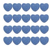 Cabilock 20 Pezzi Diffusore di Oli Essenziali in Pietra Lavica a Forma di Cuore 0,8 Pollici, Decorativo senza Alimentazione, per Casa e Ufficio, Stile Elegante e Riutilizzabile