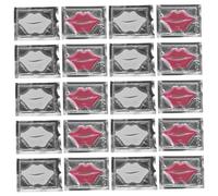 Cabilock 20 pezzi Maschere Labbra al Collagene Idratanti Patch Gel Ergonomici Antirughe e Anti-secchezza Cura Intensiva per Labbra Screpolate e Linee Sottili Effetto Rimpolpante e