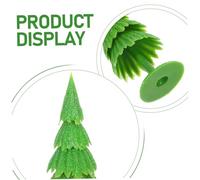 Cabilock 20 Pezzi Miniature Christmas Trees Artificial Pine Plants For Crafts Train Scenery DIY Winter Village Decorations Realistic Plastic Pine Figurines