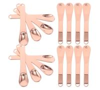 Cabilock 20 pezzi Spatole per Trucco in Metallo Zinc Alloy Cucchiaio Cosmetico Riutilizzabile per Crema Viso Applicatore Skincare Compatto e Pratico per Prevenire Contaminazioni