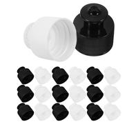 Cabilock 20 Pezzi Tappi per Bottiglie di Plastica 28 MM Chiusura a Strappo Resistenti alle Perdite Compatibili Contenitori per Liquidi per Uso Domestico e Ristorazione