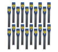 Cabilock 20 Scatole Ricariche per Matite Meccaniche Hb 0,5mm, Nero, Resina | Pronte All’uso, Scrittura Uniforme, per Studenti e Disegno Tecnico, Uso in Ufficio e Prove