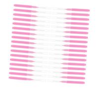 Cabilock 200 Pezzi Interdental Brush con Setole Morbide per Pulizia Profonda Ergonomico per Viaggio e Uso Spazzolini Interdentali Sicuri per Gengive Sensibili Rosa