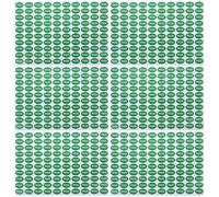 Cabilock 2000 Etichette Adesive per Controllo Qualità Qc Pass Ovali Verdi 30X20Mm Adesivi per Test Qualità Magazzino e Spedizione Etichette Colorate per Gestione Scorte e Controllo