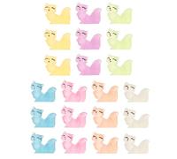 Cabilock 21 Pezzi Miniature Volpi Luminescenti in Resina Decorazioni da Scrivania The-dark per Micro Paesaggi e Giardini Fatati Figurine Animali Adorabili per Bambole e Spazi Ridotti