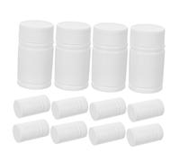 Cabilock 24 pezzi Bottiglie Hdpe con Coperchio Ermetico Contenitori per Pillole Piccole e Viaggio Resistenti e Sigillate per Farmaci Cosmetici e Oggetti di Piccole Dimensioni