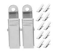 Cabilock 24 pezzi Mini Clip in Metallo con Molla Resistenti per Test Elettrici Pinze Capicorda Portatili per Laboratori e Progetti Artigianali