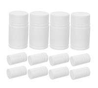 Cabilock 24pezzi Flacone Per Pillole Da Tasca Piccolo in Hdpe Tappo Ermetico Contenitori Per Medicinali Per Viaggi Bottiglie Vuote Organizer Per Pillole