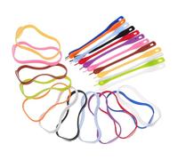 Cabilock 24pezzi Silicone Drink Markers Stretchable and Reusable Tags for Wine Glasses Cups Bottles Beer Mugs Suitable for Stemless and Stemmed Glasses Vibrant Color Mix Festive Table Setti