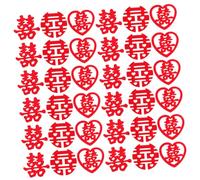 Cabilock 270 Pezzi Coriandoli Matrimonio Cinesi Xi Non Tessuto Decorazioni Tradizionali per Tavoli Nozze Decorazioni Feste Parola Xi per Matrimonio Cinese