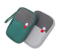 Cabilock 2pezzi Borsa per Medicinali Vuota da Custodia Piccola per Pronto Soccorso Borsa Portatile per Campeggio e Escursionismo per Riporre Oggetti Vari e Attrezzature di Primo Soccorso
