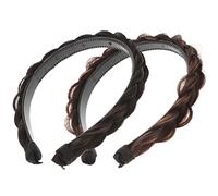 Cabilock 2pezzi Fascia per Capelli Decorativa per Donna e Ragazza Copricapo Elegante e Versatile per Vari Occasioni e Acconciature