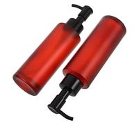 Cabilock 2pezzi Fornitori di Pompe per Vetro Ambrato Ricaricabili Flaconi Pompa per Olio Struccante Lozione Shampoo Dispenser di Perdite da Adatti ai Viaggi